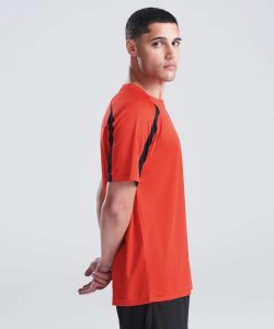 t-shirt-sport-bicolore-imprime