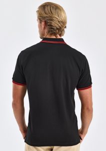 polo-bicolore-raye-personnalise